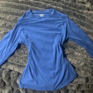 SKIMS Vibrant Blue Long Sleeve Tee